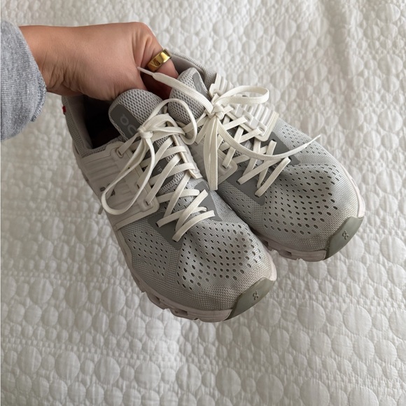 On Running Cloudswift Glacier Grey White (women’s) - Picture 4 of 7